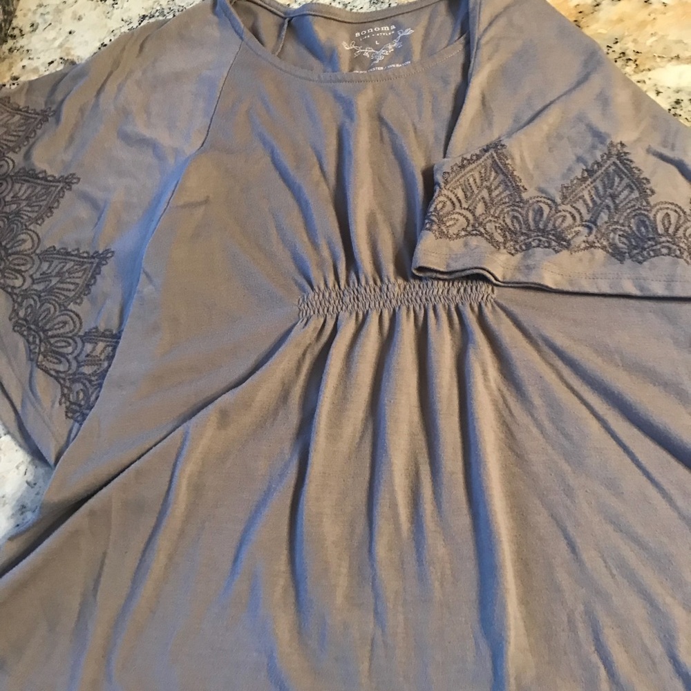 Shirt bat wing top